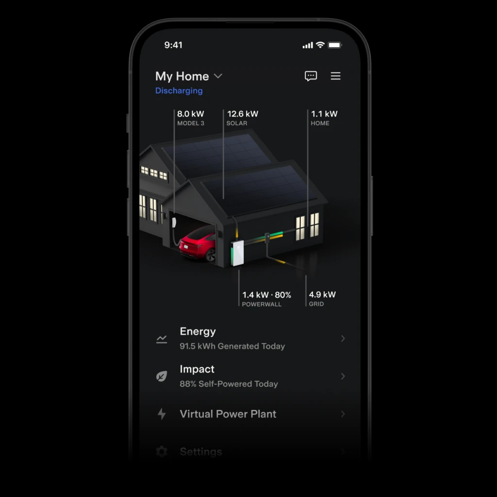 Tesla app monitoring